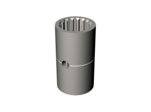LUVA ENTALHADA EIXO VERTICAL (CURTA) 270; 280; 275; 285; 290; DP-A, DP-B; SX; DPS-M (850304; 854553; 872128; 875183; 3852268)